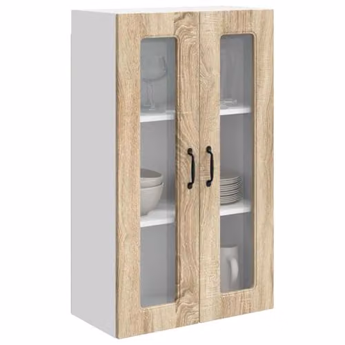 vidaXL Dishwasher Panel Kalmar Sonoma Oak, W: 60 cm, D: 31 cm, H: 100 cm