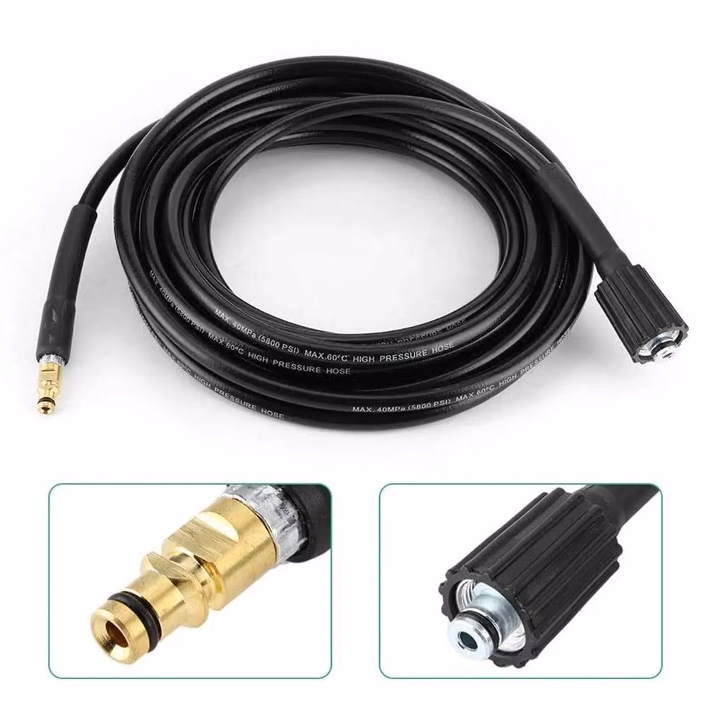 Nordara Heavy Duty Pressure Washer Hose M22 14 Replacement, Black – 3