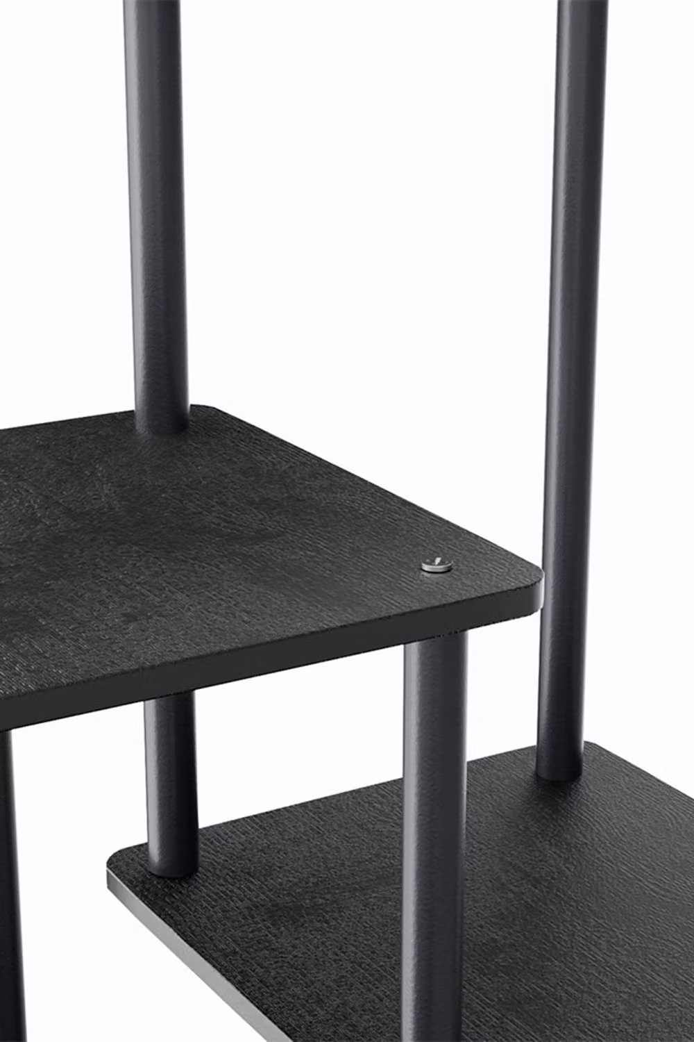 Living and Home 5-Tier Minimalist Corner Plant Stand in Matt Black – 2