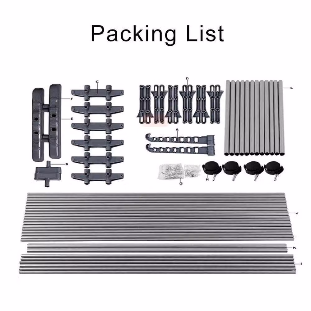 PAWNORA 4 Tier Heavy Duty Foldable Laundry Drying Rack Stand in Grey – 2