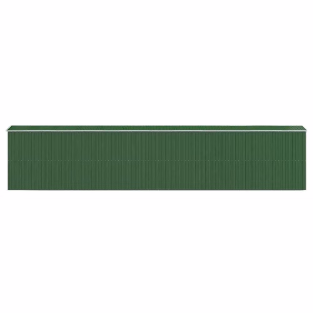 Berkfield Green Galvanised Steel Gable Garden Shed W/D/H: 1021 x 192 x 223 cm – 4