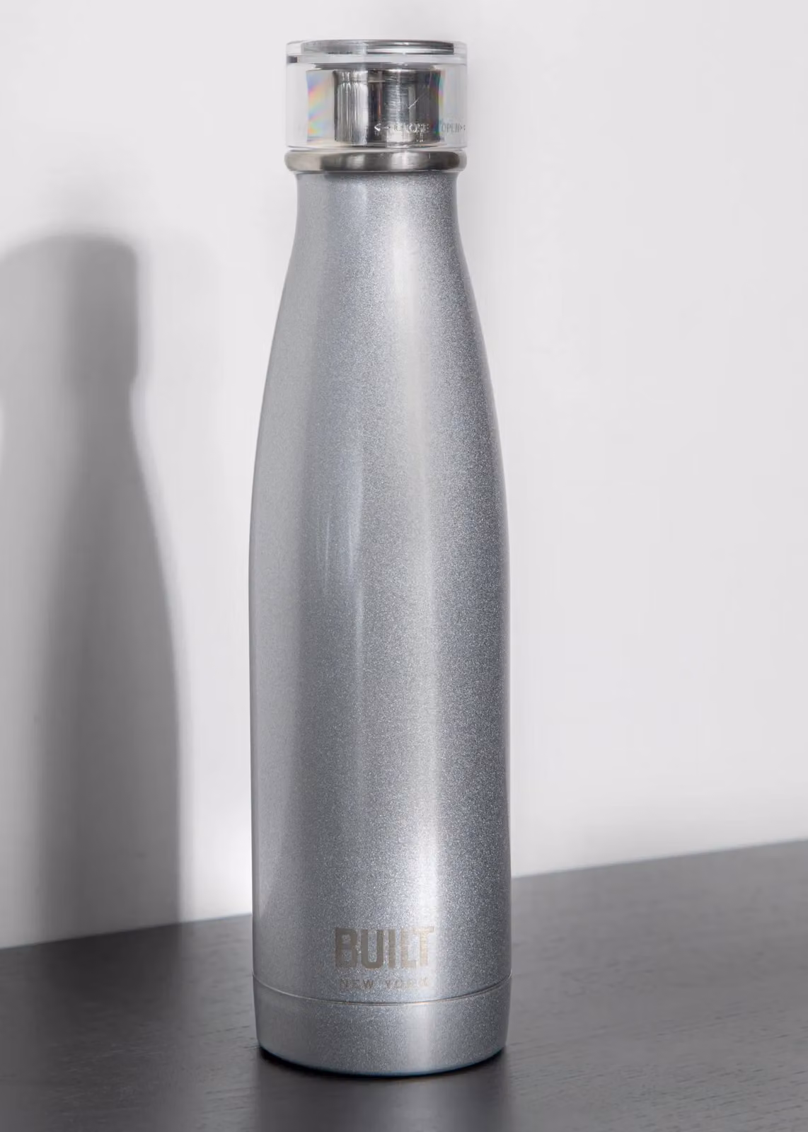 Built NY Silver Double Walled Stainless Steel Water Bottle, 500 ml – 2