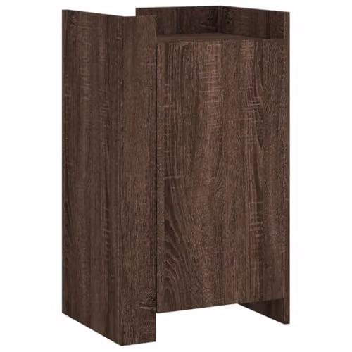 vidaXL Modern Brown Oak Sideboard in Engineered Wood W/D/H: 45 x 35 x 75 cm – 1