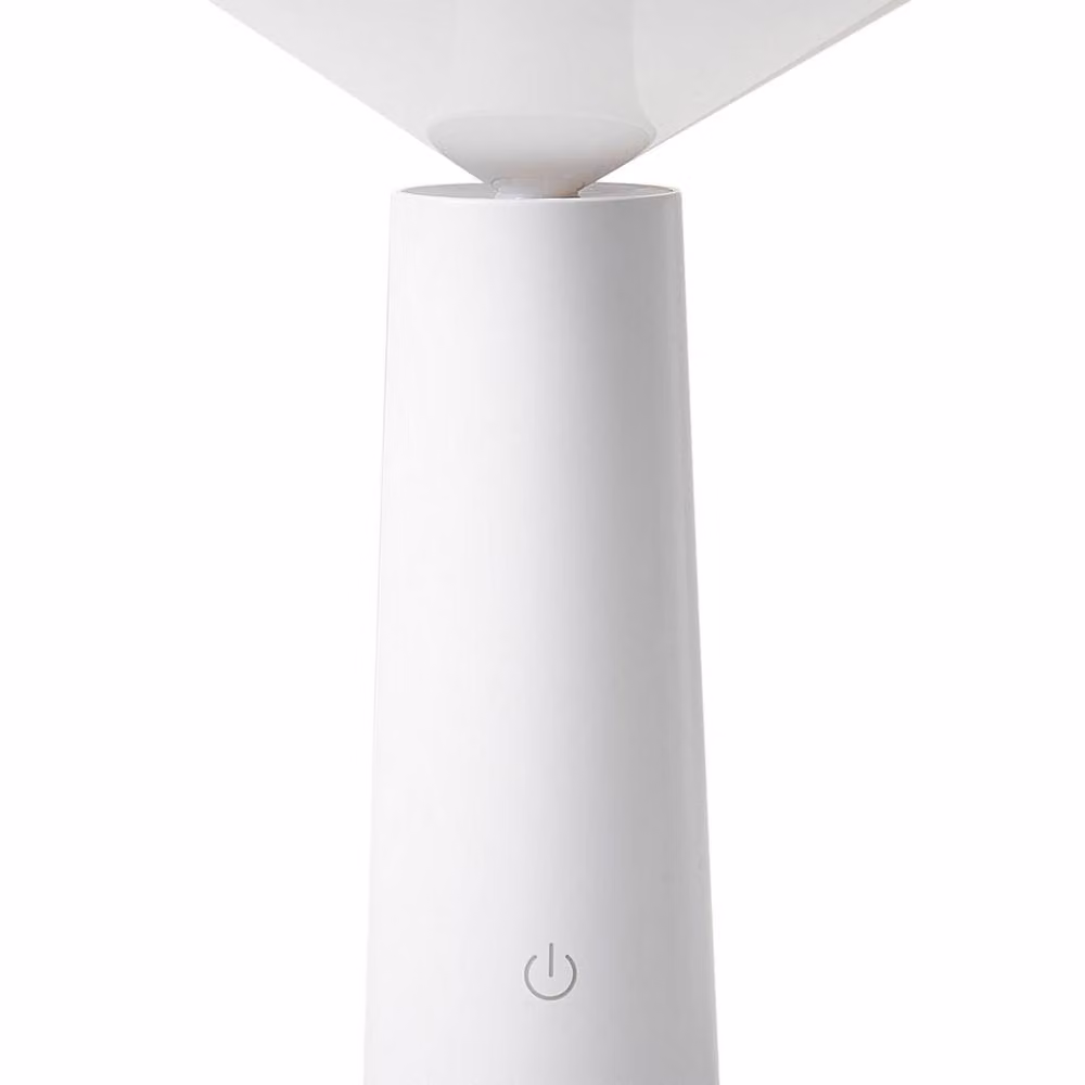 Wyld and Coco White Metal Table Lamp with Wireless Touch Dimmer – 2