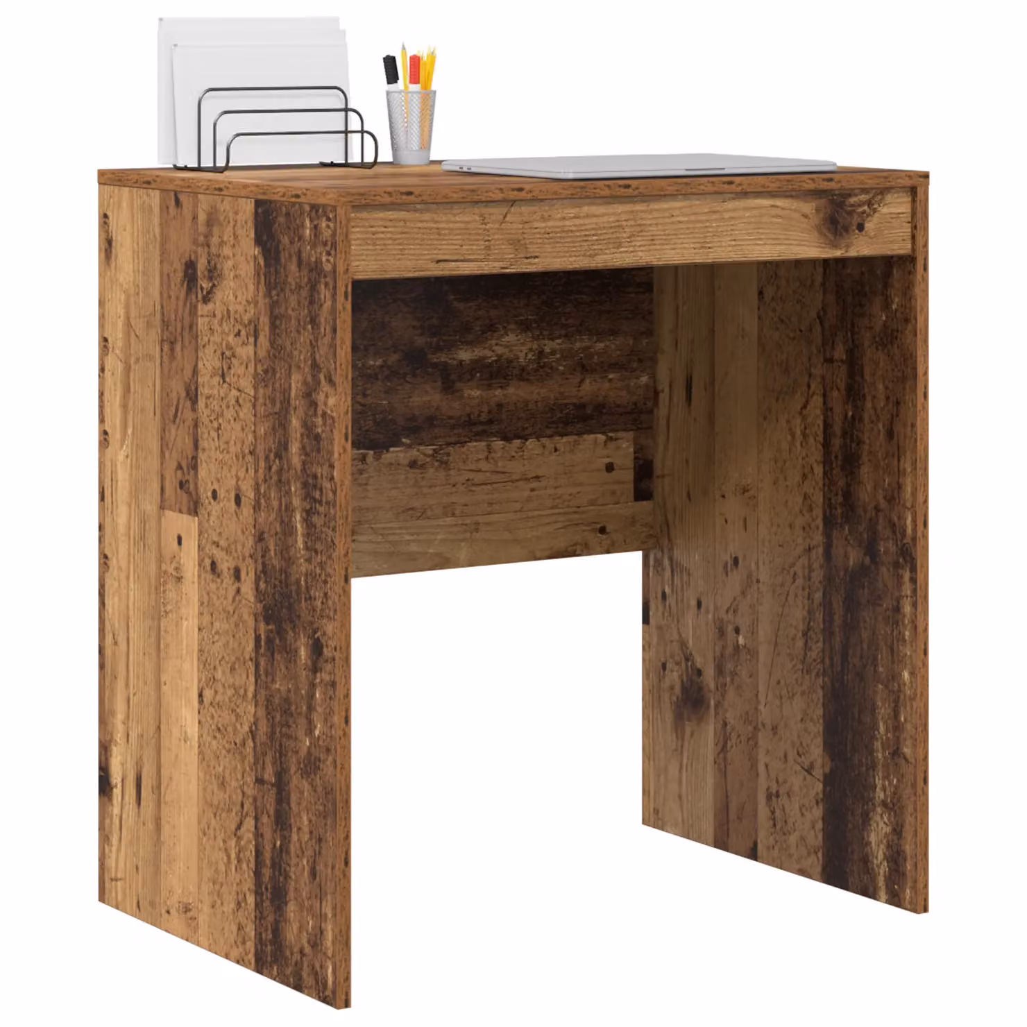 Berkfield Home Rustic Writing Desk in Brown, W/D/H: 70 x 50 x 76 cm – 3