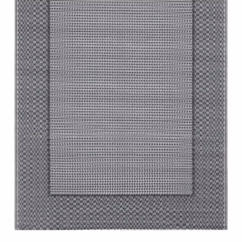 Berkfield Home Grey Outdoor Polypropylene Carpet, W: 160 cm, L: 230 cm – 4
