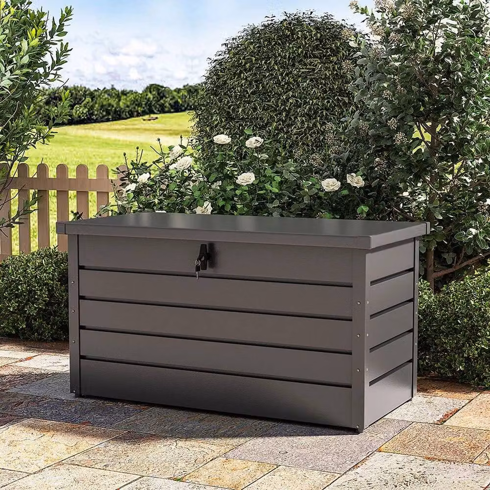 Kelvenix Large 350L Outdoor Storage Box in Grey – 3