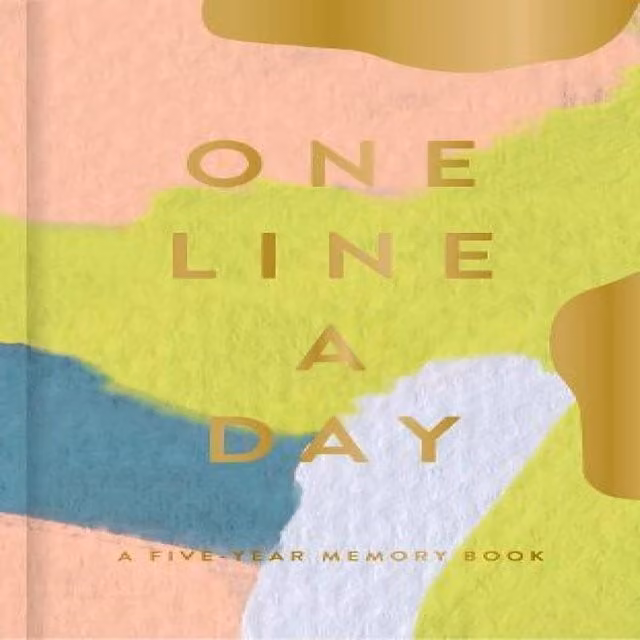 Chronicle Books Modern One Line a Day Five-Year Memory Journal in Multicolour
