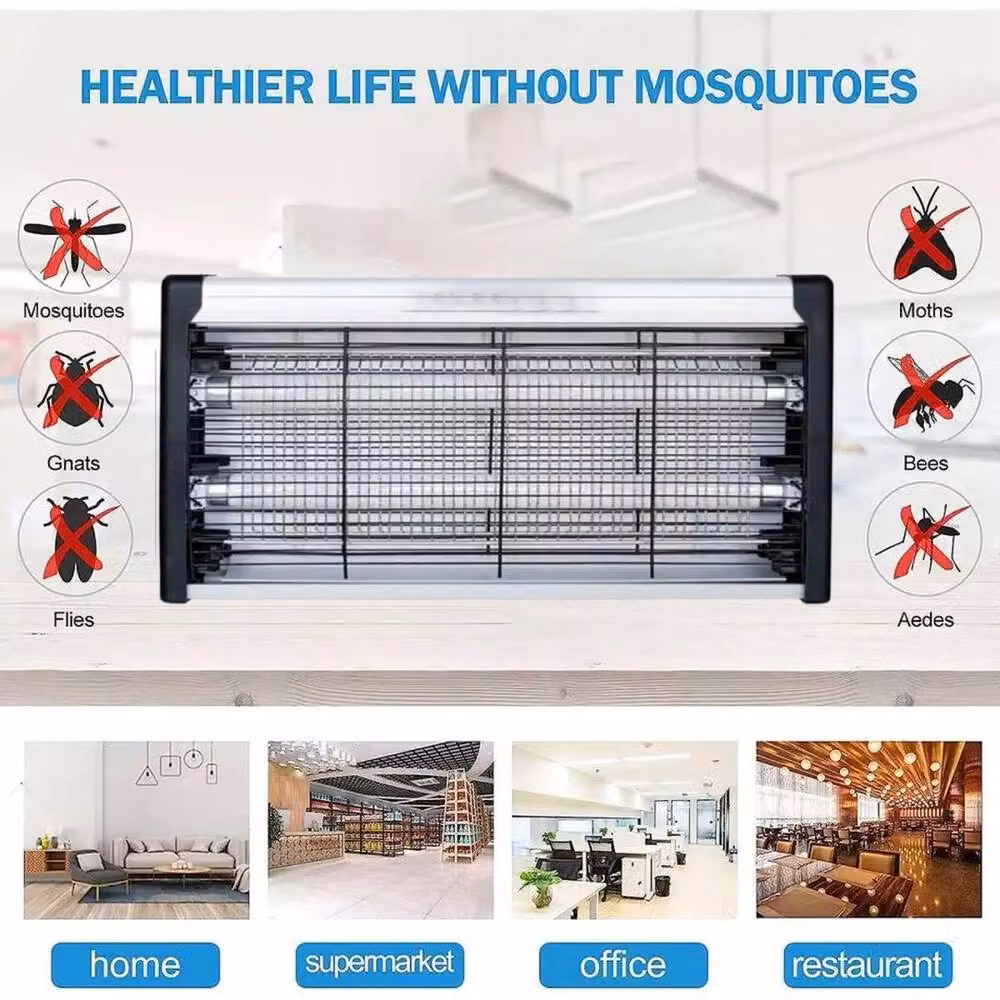 FLAVORA 40W Electric Indoor Insect Bug Zapper in White – 2