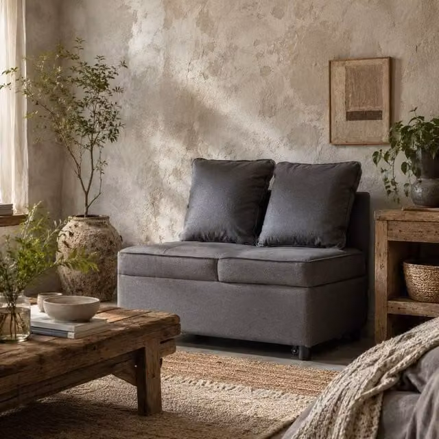 Wyld Haus Lomo 3 in 1 Convertible Single Sofa Bed in Grey – 1