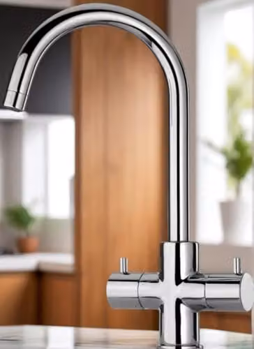 Piralla Chrome Single Lever Kitchen Mixer Tap with Swivel Spout – 2