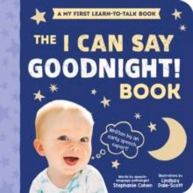 Stephanie Cohen I Can Say Goodnight Board Book in Multicolour and Blue