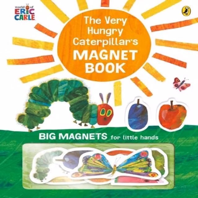 Eric Carle The Very Hungry Caterpillar's Magnet Book Hardback, Multicolour