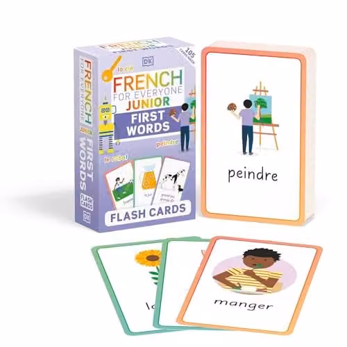 DK French for Everyone Junior First Words Multicolour Flash Cards – 1