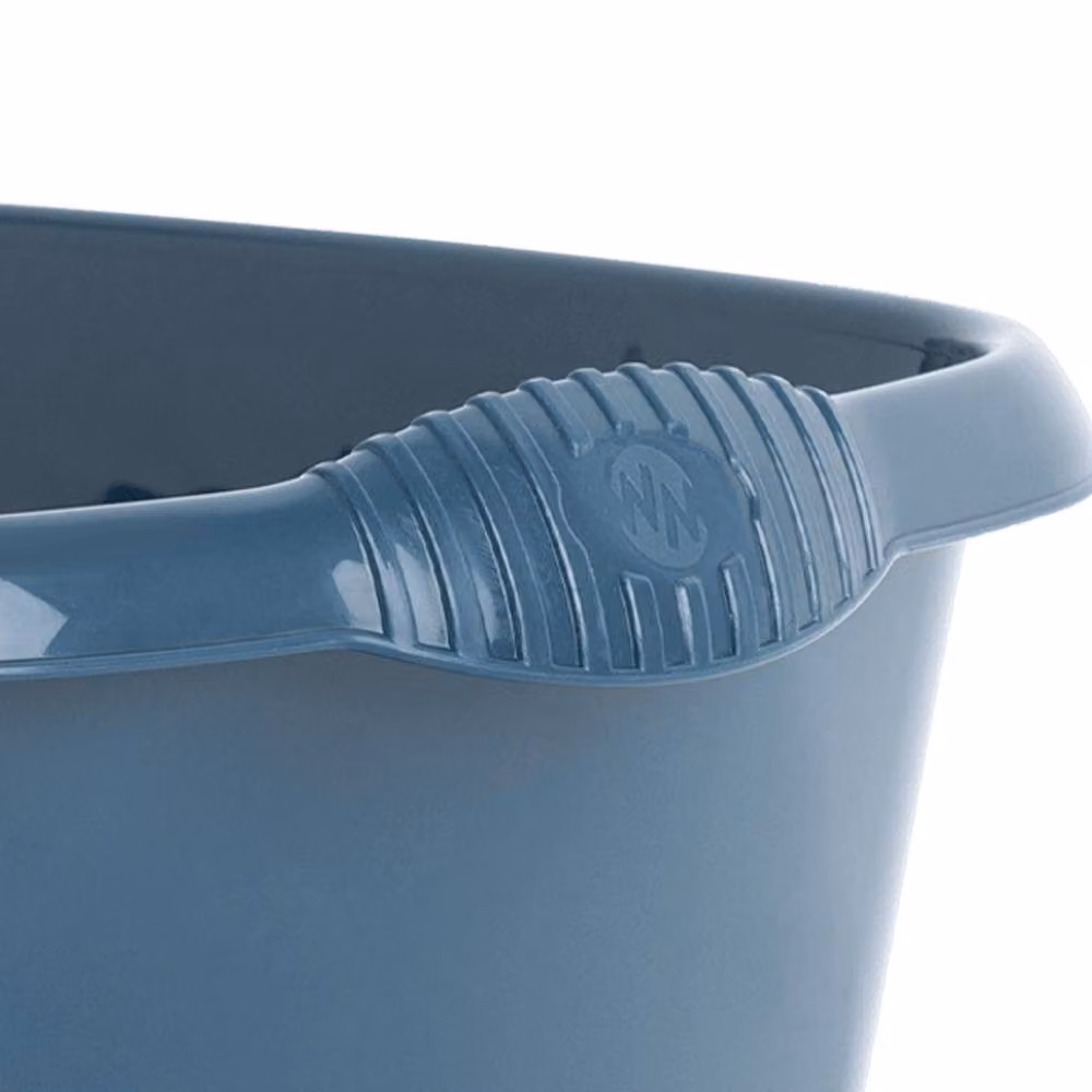 Casa Rectangular Washing Up Bowl in Navy Blue, Width: 39 cm – 3