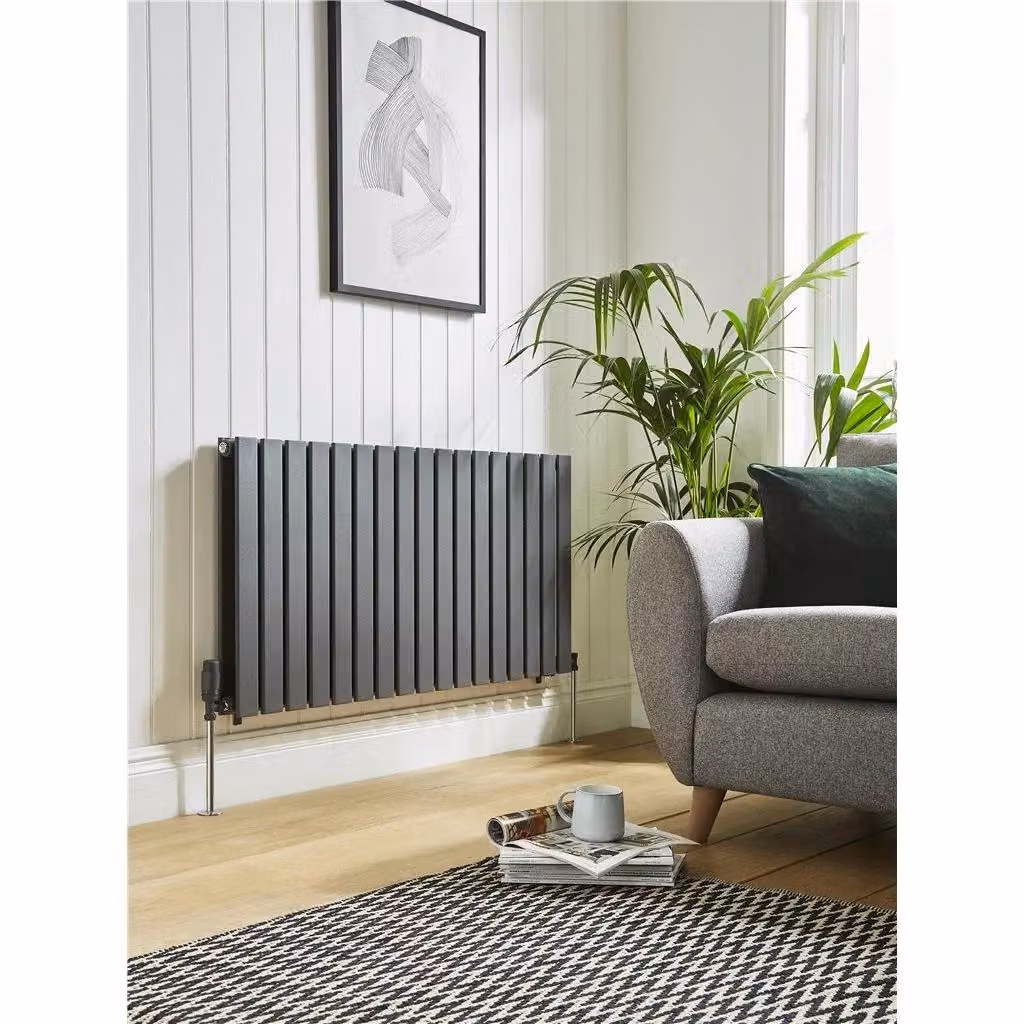 Clifton Anthracite Horizontal Double Panel Radiator, H 60 cm x W 147 cm – 2