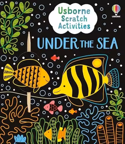 Usborne Scratch Activities Under the Sea Multicolour Childrens Interactive Puzzle Book