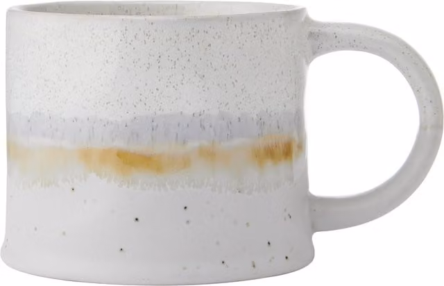 Mikasa White Reactive Glaze Stoneware Mug, 450ml