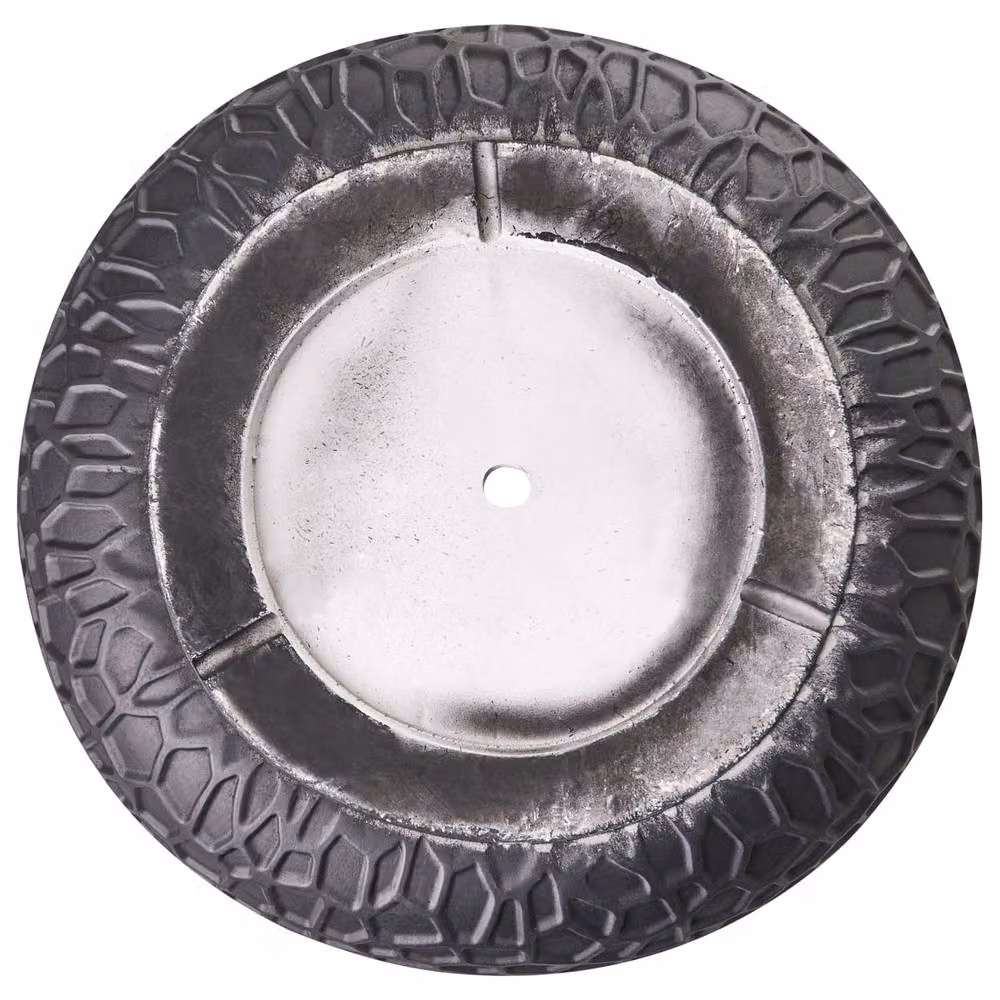 Wyld and Coco Black Round Fibre Clay Planter W: 43 cm, D: 43 cm, H: 42 cm – 3