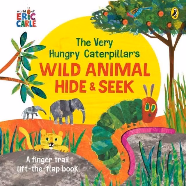 Eric Carle The Very Hungry Caterpillar's Wild Animal Hide-and-Seek Multicolour Board Book