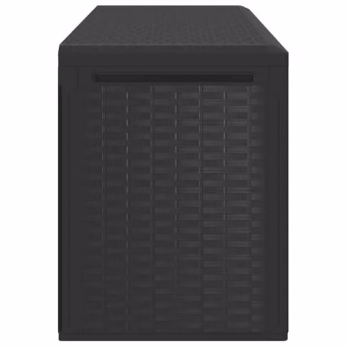 vidaXL Modern Anthracite Plastic Garden Storage Box W/D/H: 114 x 47 x 60 cm – 4