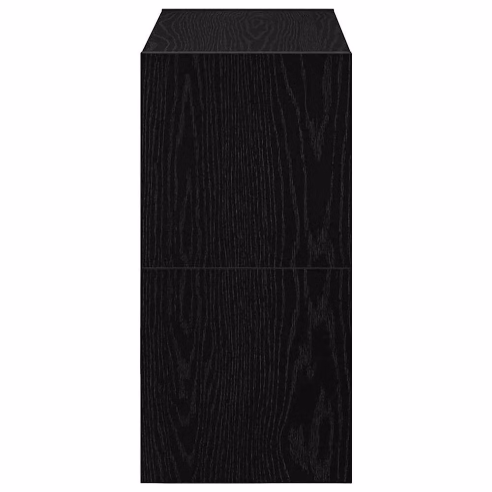 Berkfield Home Stackable Shoe Racks, 2 Pack, Black Oak, W: 60 cm, D: 30 cm, H: 30.5 cm – 5