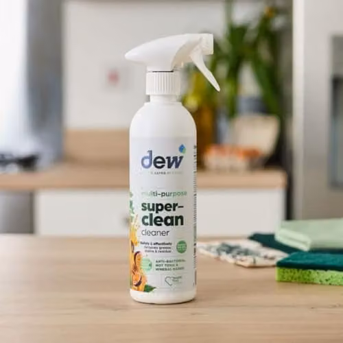 Dew Superclean Mango and Passion Fruit Antibacterial All Purpose Kitchen Spray Refill, 2.5 ltr – 7