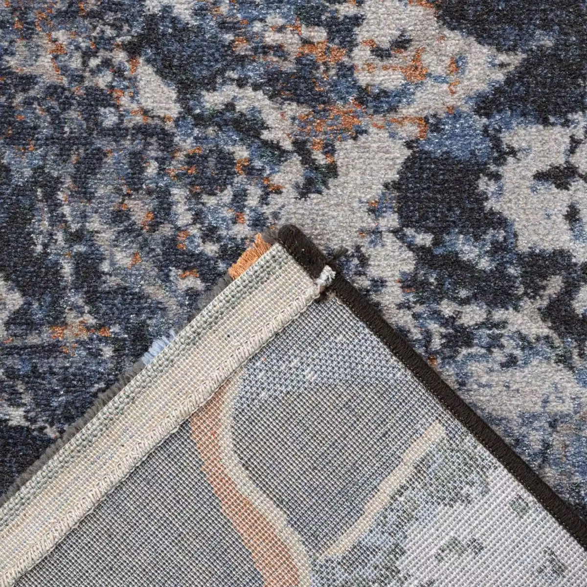 The Rug Shop UK Blue Modern Abstract Easy To Clean Area Rug W: 160 cm, L: 230 cm – 5