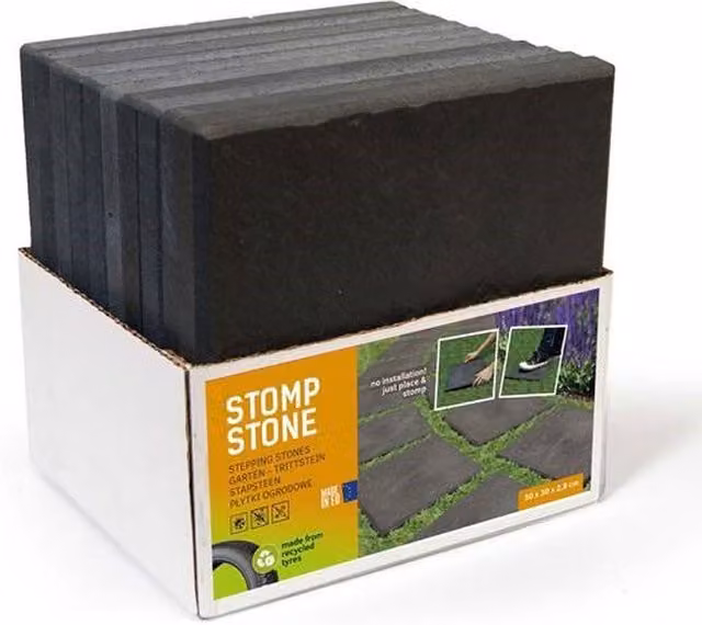 Primeur 10 Pack Grey Square Stomp Stone