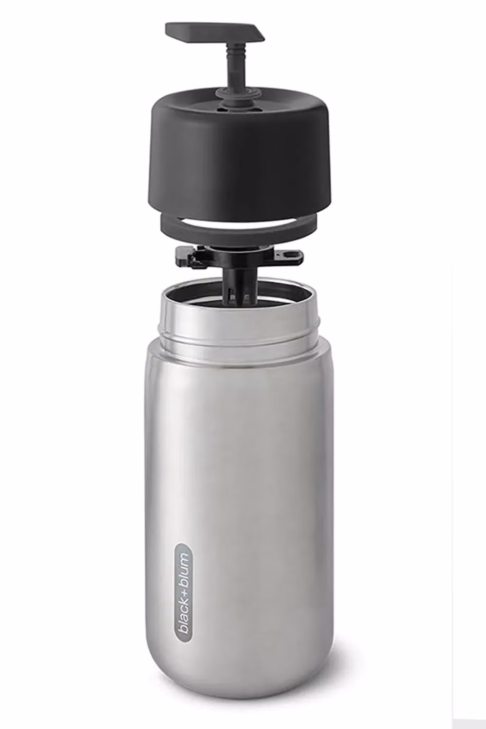 Black + Blum Insulated Stainless Steel Travel Mug, Black, 340ml – 4