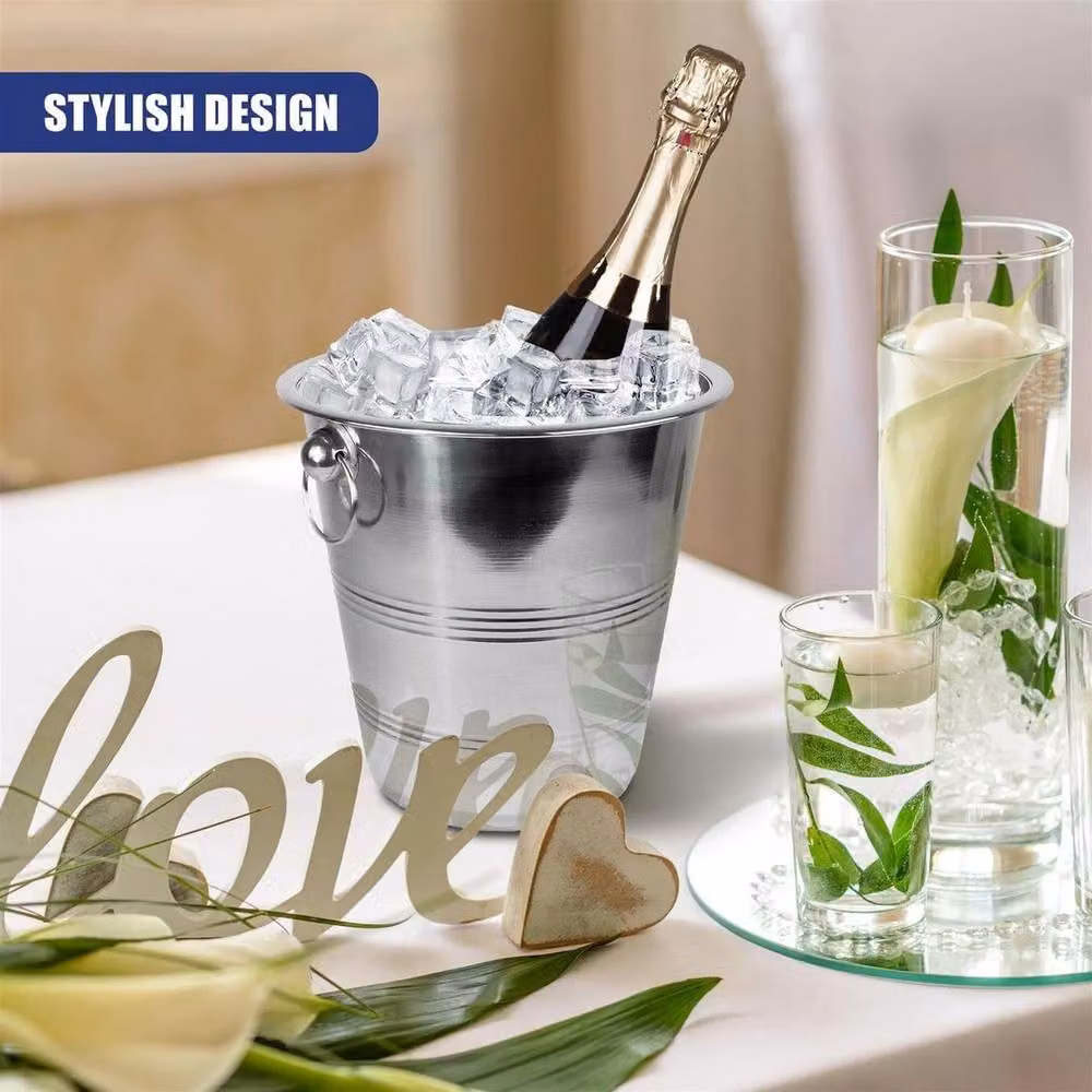 FLAVORA 4 l Stainless Steel Wine Cooler in Silver – 2