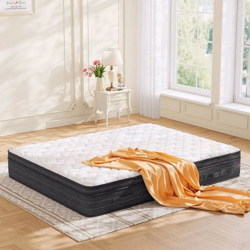 FORGEVIO White Hybrid Memory Foam Single Mattress, W/D/H: 90 x 190 x 25 cm – 2