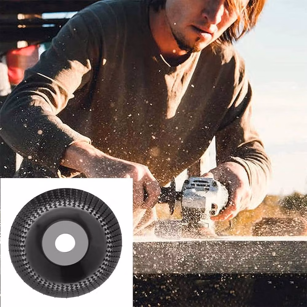 NESTLUNE Black Carbide Wood Sanding Carving Shaping Disc Grind Wheel Tool W: 520 mm, H: 10000 mm – 5