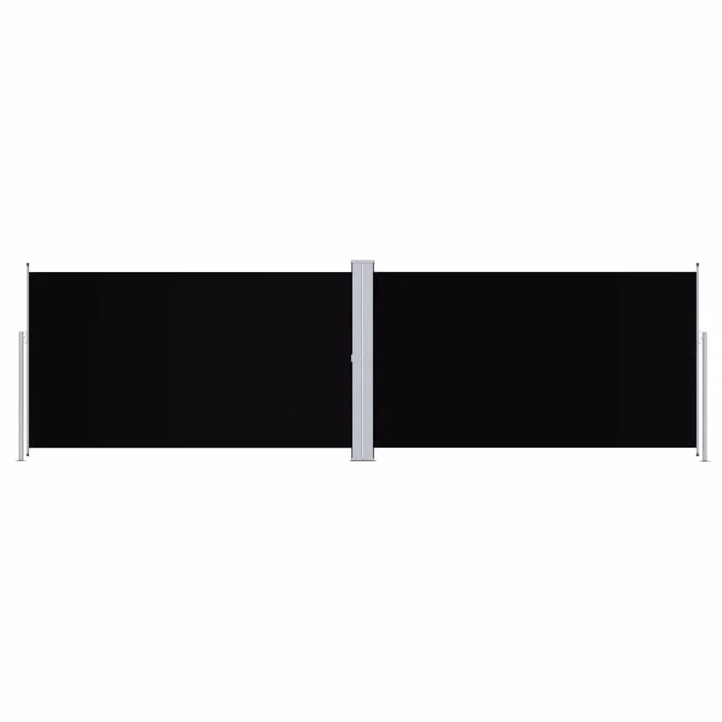 Berkfield Home Retractable Side Awning in Black, W/H: 600 x 180 cm – 2