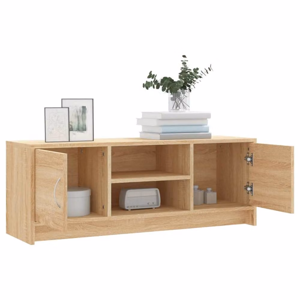 Berkfield Home Sonoma Oak TV Cabinet in Light Brown, W: 102 cm, D: 37.5 cm, H: 37.5 cm – 2