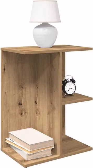 Berkfield Home Artisan Oak Bedside Tables, 2 Piece Set in Brown, W/D/H: 46.5 x 29 x 61 cm – 1
