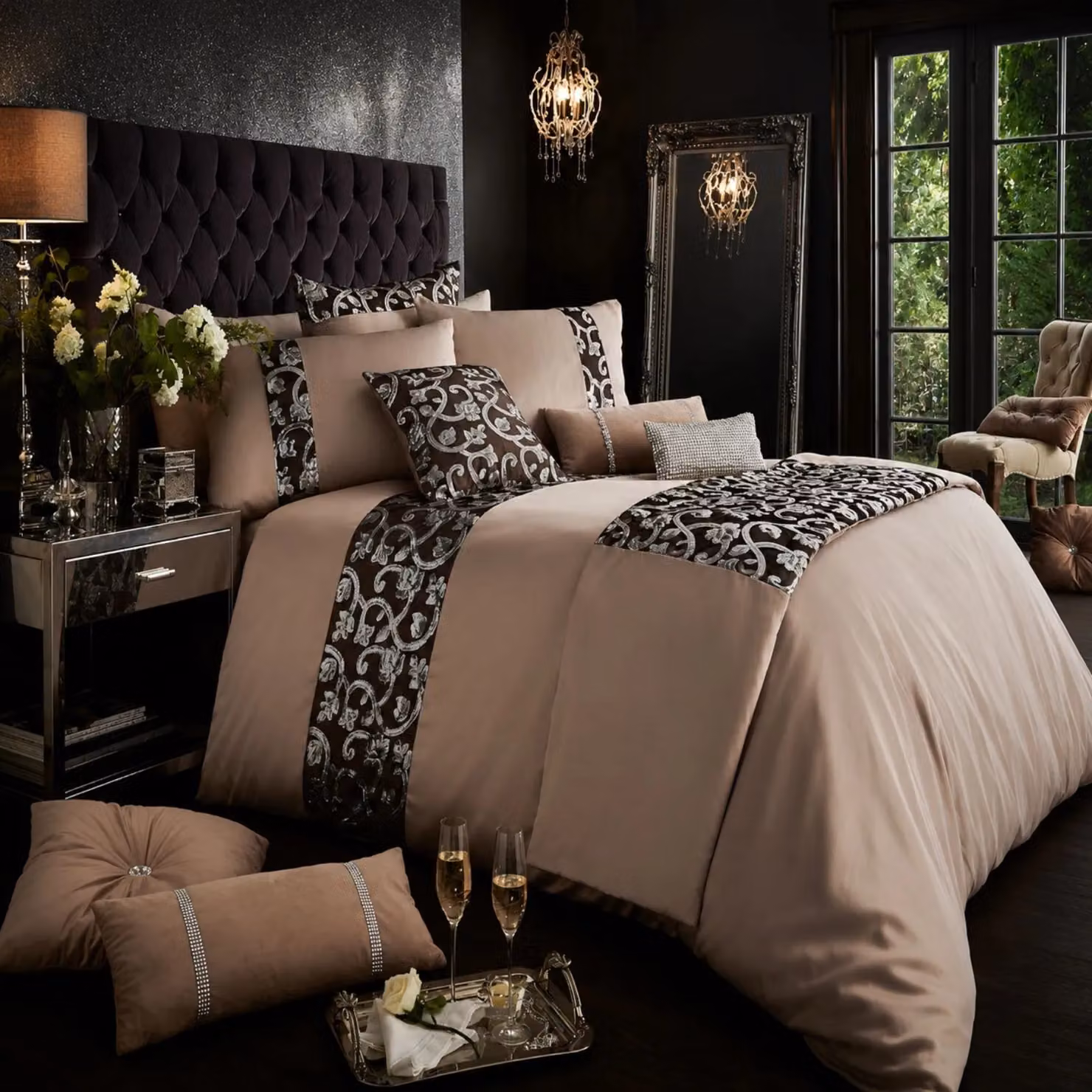 Smart Living Katie Polycotton Duvet Cover and Pillowcases in Sand, Double (Duvet: 200 x 200 cm, Pillowcases: 50 x 75 cm) – 2