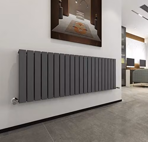 MCC Direct Designer Flat Panel Double Radiator, Anthracite Grey, W: 142.8 cm, H: 60 cm – 1