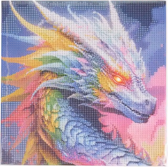 Art Studio Fantasy Crystal Canvas in Multicolour