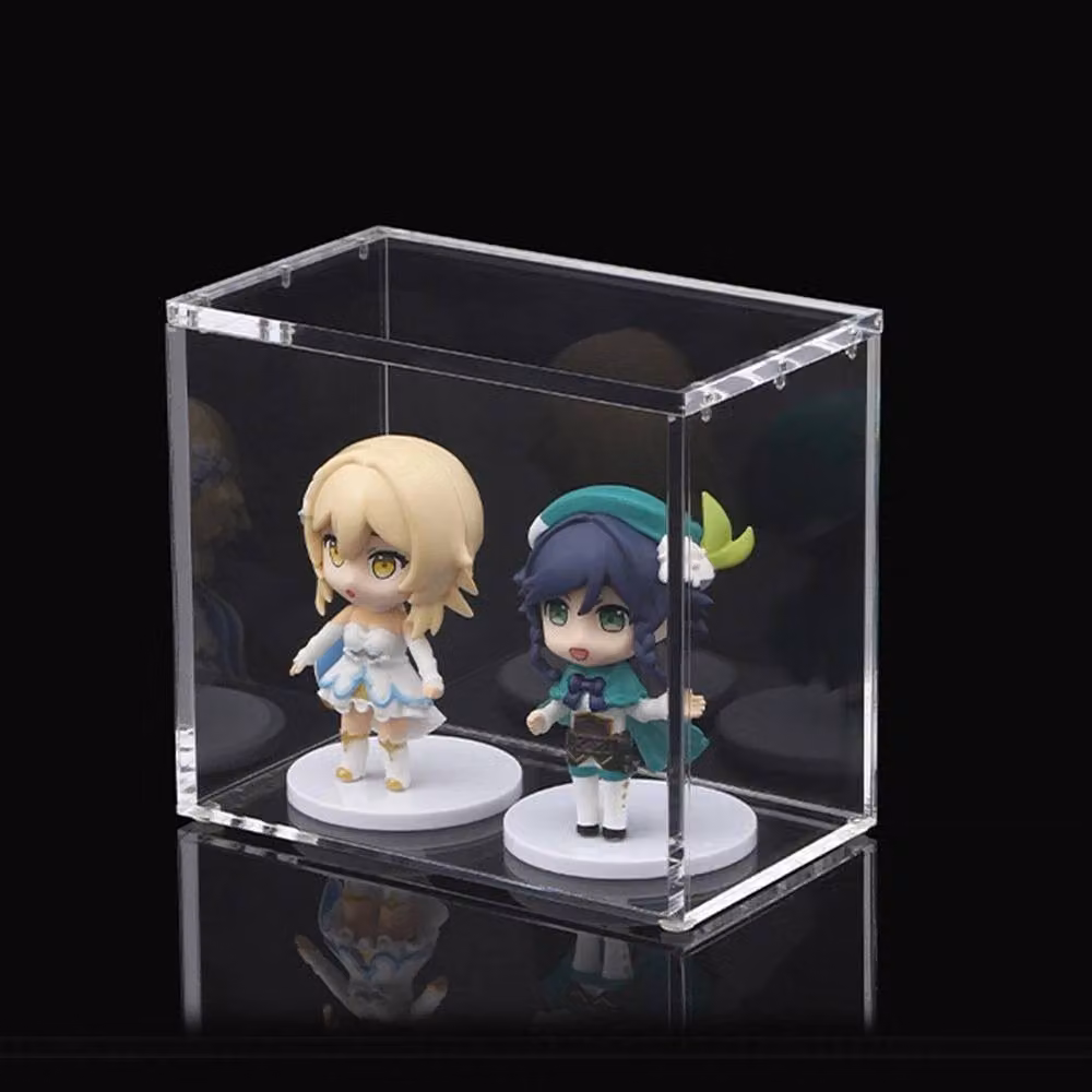 NESTLUNE Premium Transparent Acrylic Pokemon TCG Booster Box with Lid – 4
