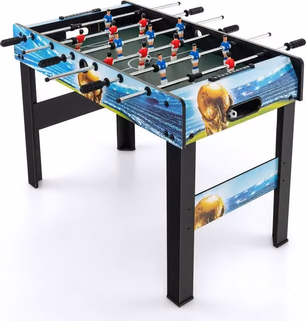 COSTWAY Foosball Table Soccer Game in Black