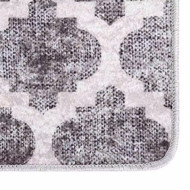 Berkfield Home Moroccan Round Washable Anti Slip Multicolour Rug, Diameter: 150 cm