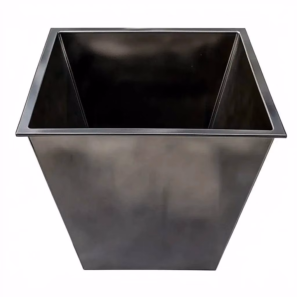 Access Garden Products Black Galvanised Steel Planter Tub, Diameter: 32 cm – 3