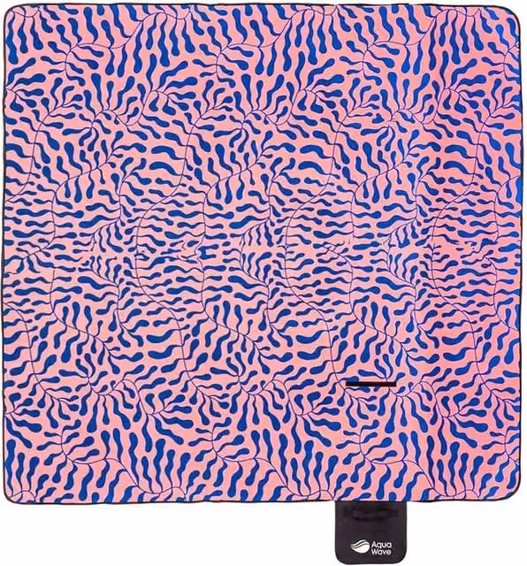 Aquawave Salva Coral Picnic Blanket with Thermal Insulation and Carry Handle