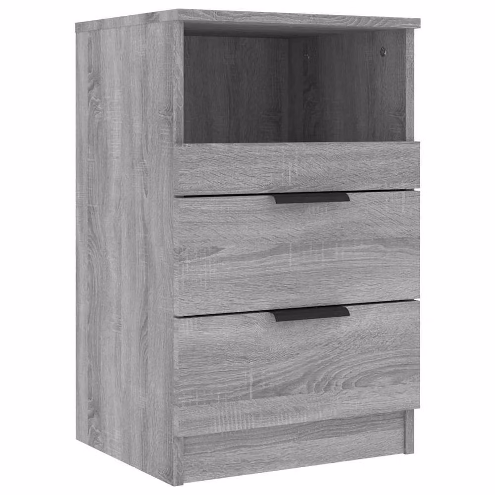 Berkfield Home Elegant Bedside Cabinet in Grey Sonoma, W/D/H: 40 x 36 x 65 cm – 2
