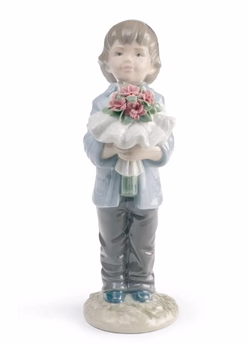 Lladró You Deserve The Best Multicolour Porcelain Floral Figurine