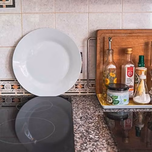 Argon Tableware Set of 6 White Porcelain Dinner Plates, Diameter: 30 cm – 4