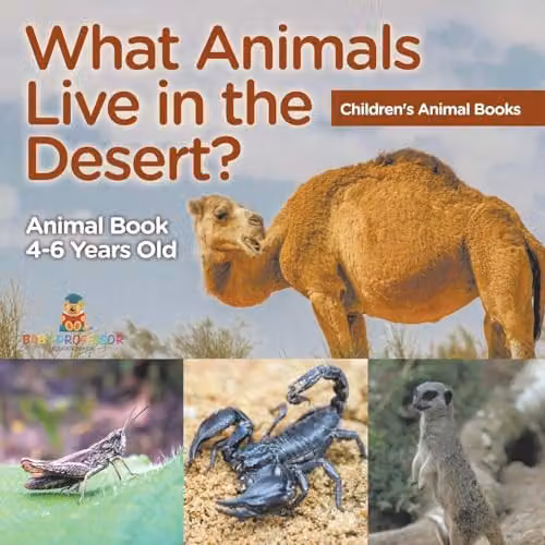 Baby Professor What Animals Live in the Desert? Children's Animal Book for Ages 4-6, Multicolour, W: 21.59 cm, H: 21.59 cm