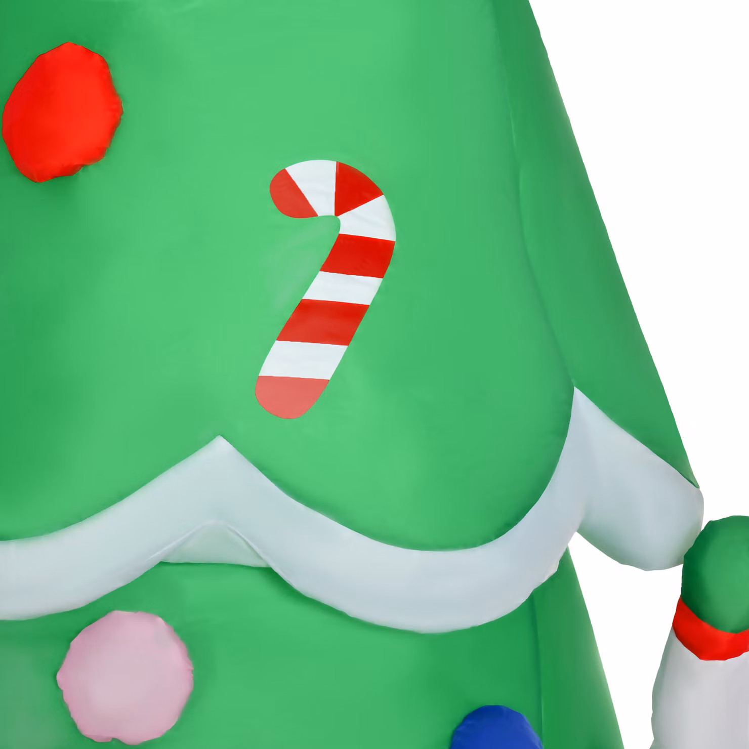 HOMCOM 7ft Tall Multicolour Inflatable Christmas Tree with LED Lights, Santa Claus, Snowman and Gift Boxes for Indoor and Outdoor Garden Decoration – 6