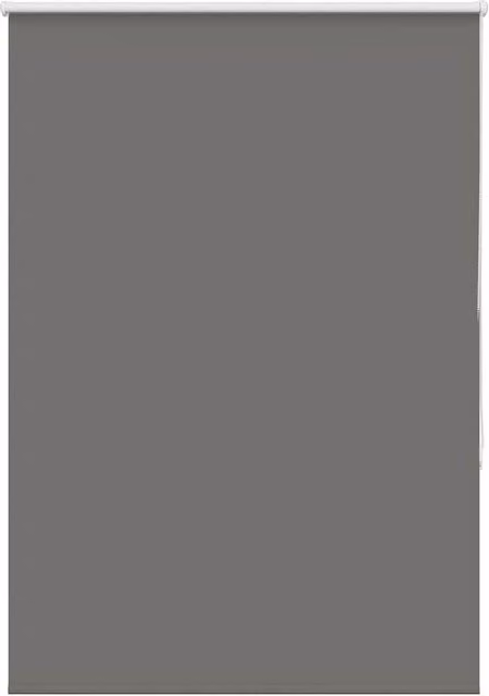 Berkfield Home Grey Blackout Roller Blind, Thermal Insulating Polyester, W: 95 cm, H: 130 cm – 1